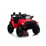 Elektrické autíčko - Jeep Dark Night - nelakované - červené